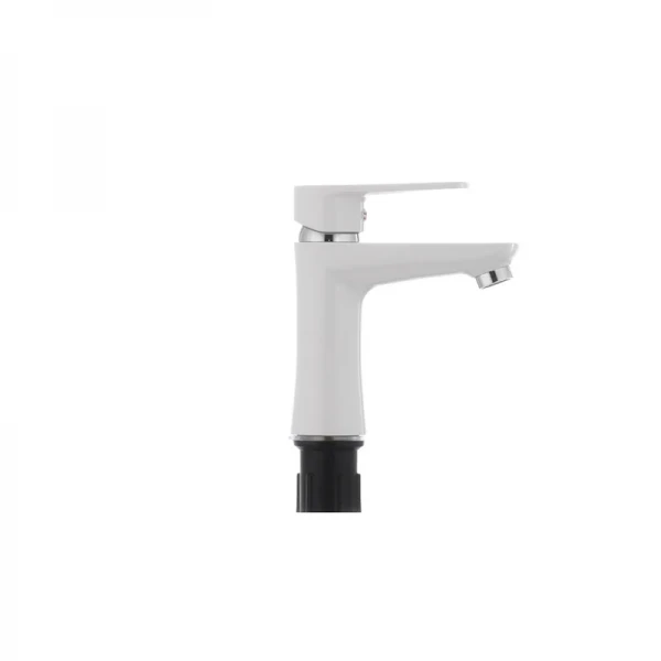 Смеситель для умывальника Plamix Oscar-001 белый (без подводки) (PM0022)