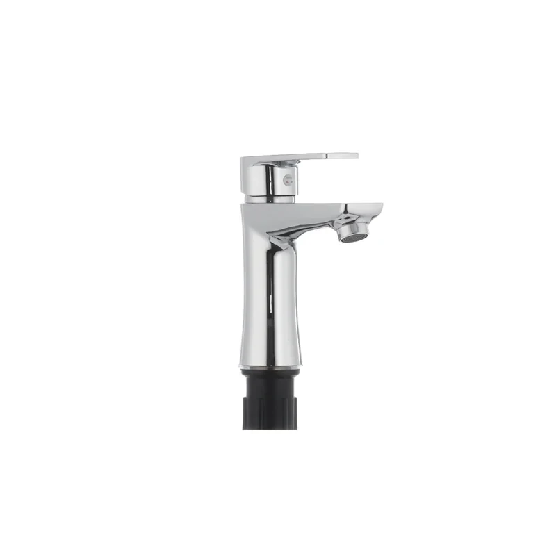 Змішувач для умивальника Plamix Oscar-001 Chrome (без підводки) (PM0023)