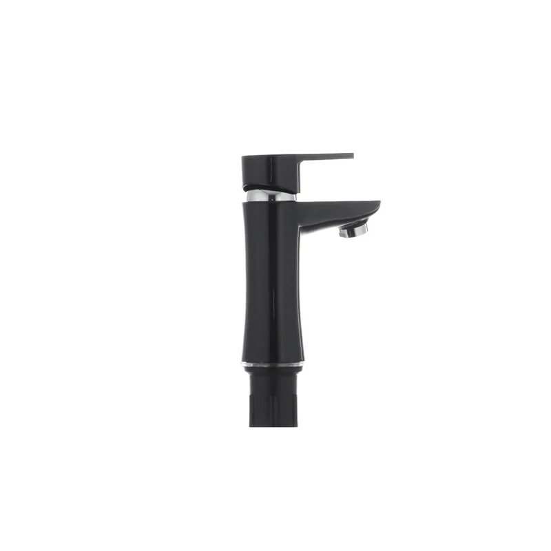 Змішувач для умивальника Plamix Oscar-001 Black (без підводки) (PM0024)