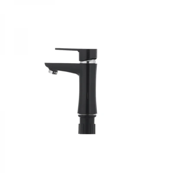 Смеситель для умывальника Plamix Oscar-001 черный (без подводки) (PM0024)