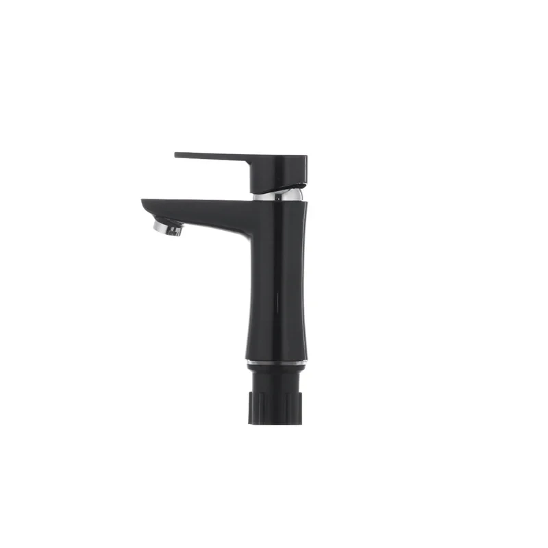 Змішувач для умивальника Plamix Oscar-001 Black (без підводки) (PM0024)