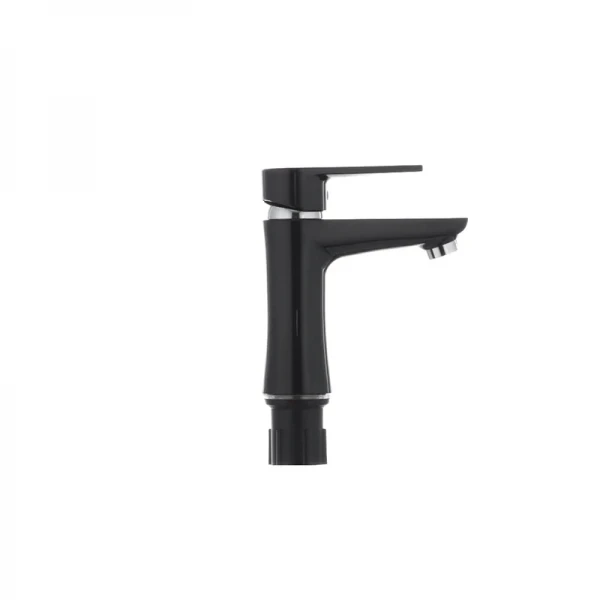 Смеситель для умывальника Plamix Oscar-001 черный (без подводки) (PM0024)