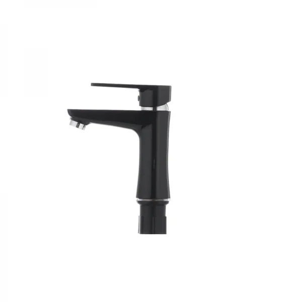 Смеситель для умывальника Plamix Oscar-001 черный (без подводки) (PM0024)