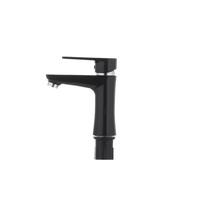 Змішувач для умивальника Plamix Oscar-001 Black (без підводки) (PM0024)