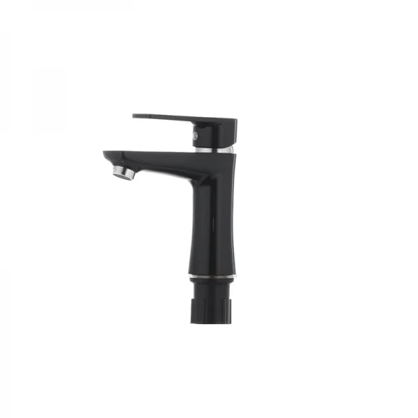 Смеситель для умывальника Plamix Oscar-001 черный (без подводки) (PM0024)
