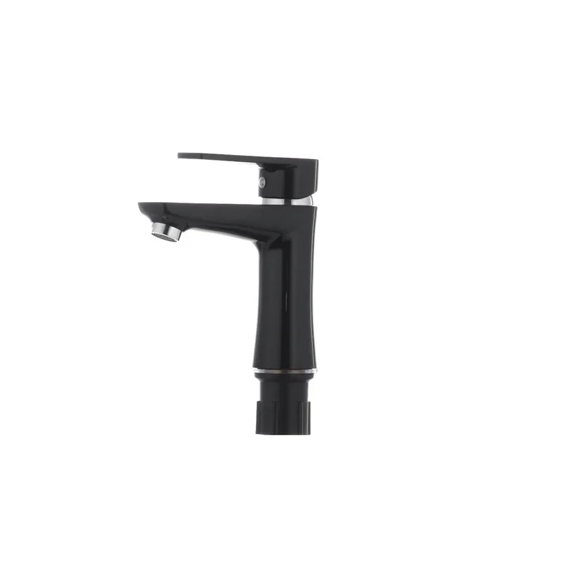 Змішувач для умивальника Plamix Oscar-001 Black (без підводки) (PM0024)