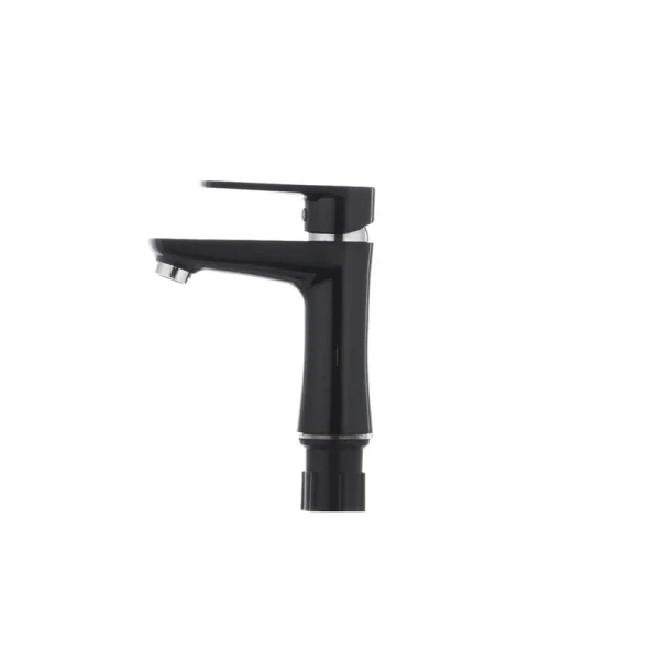 Смеситель для умывальника Plamix Oscar-001 черный (без подводки) (PM0024)