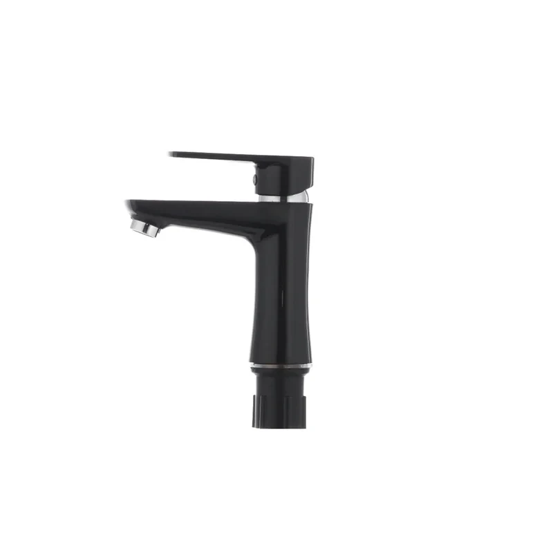 Змішувач для умивальника Plamix Oscar-001 Black (без підводки) (PM0024)