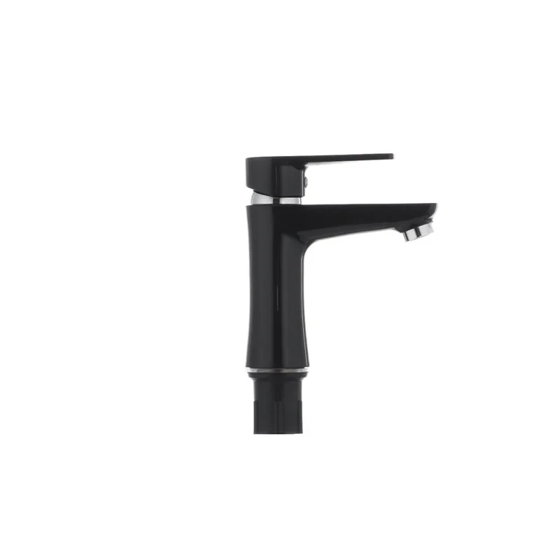 Змішувач для умивальника Plamix Oscar-001 Black (без підводки) (PM0024)