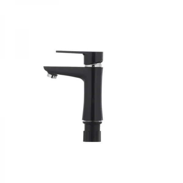 Смеситель для умывальника Plamix Oscar-001 черный (без подводки) (PM0024)