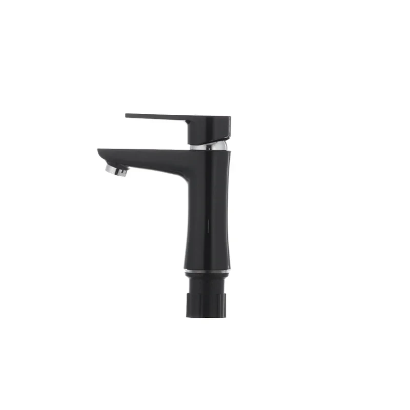 Змішувач для умивальника Plamix Oscar-001 Black (без підводки) (PM0024)