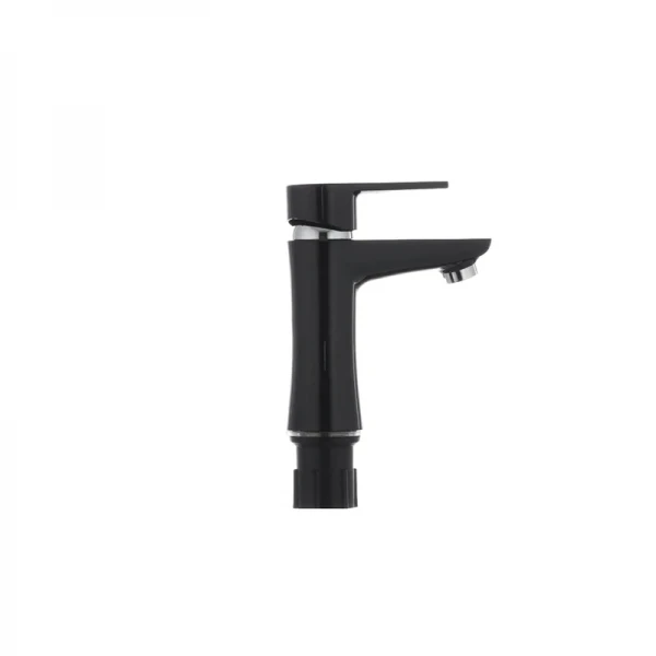 Смеситель для умывальника Plamix Oscar-001 черный (без подводки) (PM0024)