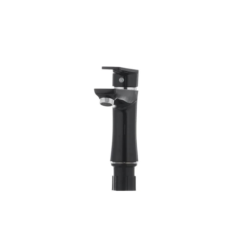 Змішувач для умивальника Plamix Oscar-001 Black (без підводки) (PM0024)