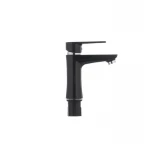 Смеситель для умывальника Plamix Oscar-001 черный (без подводки) (PM0024)