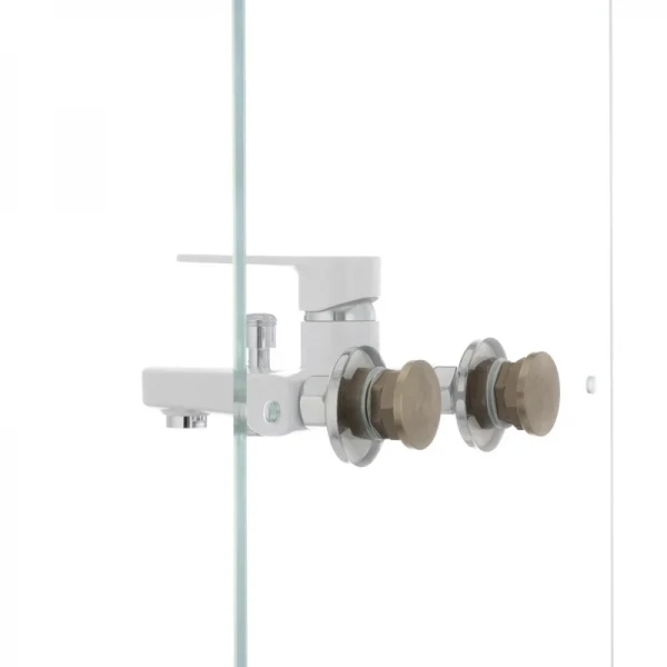 Смеситель для ванны Plamix Oscar-009 пластиковый белый однорычажный (PM0025)