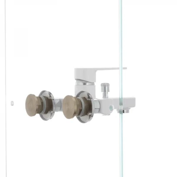 Смеситель для ванны Plamix Oscar-009 пластиковый белый однорычажный (PM0025)