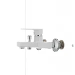 Смеситель для ванны Plamix Oscar-009 пластиковый белый однорычажный (PM0025)