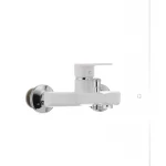 Смеситель для ванны Plamix Oscar-009 пластиковый белый однорычажный (PM0025)