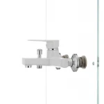 Смеситель для ванны Plamix Oscar-009 пластиковый белый однорычажный (PM0025)