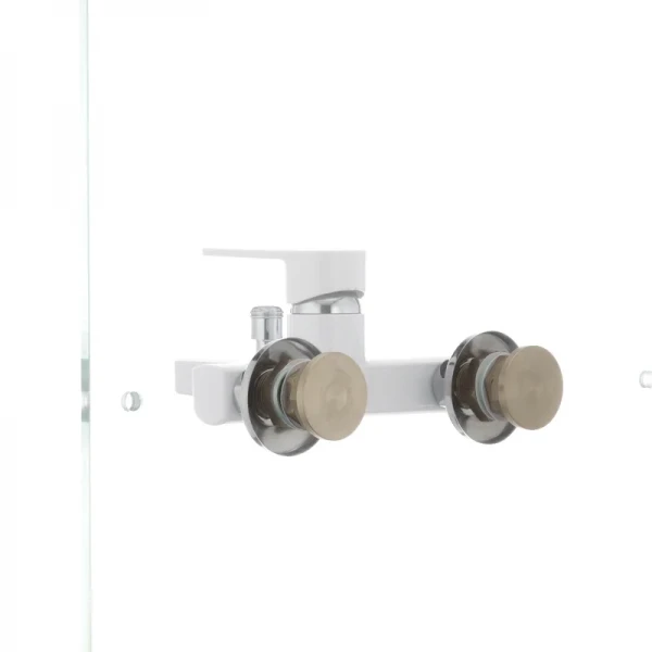 Смеситель для ванны Plamix Oscar-009 пластиковый белый однорычажный (PM0025)