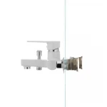 Смеситель для ванны Plamix Oscar-009 пластиковый белый однорычажный (PM0025)