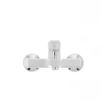 Смеситель для ванны Plamix Oscar-009 пластиковый белый однорычажный (PM0025)