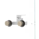 Смеситель для ванны Plamix Oscar-009 пластиковый белый однорычажный (PM0025)