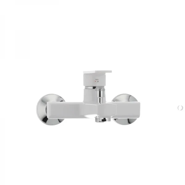 Смеситель для ванны Plamix Oscar-009 White (без шланга и лейки) (PM0025)