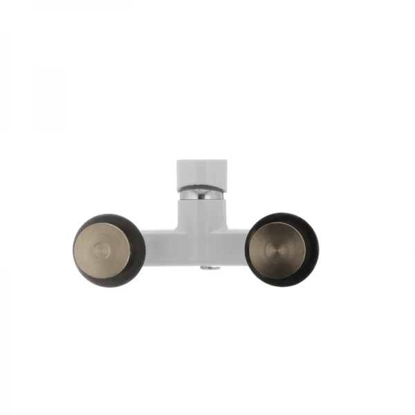 Смеситель для ванны Plamix Oscar-009 White (без шланга и лейки) (PM0025)