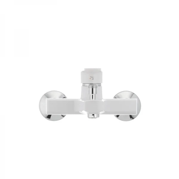 Смеситель для ванны Plamix Oscar-009 White (без шланга и лейки) (PM0025)