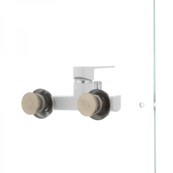 Смеситель для ванны Plamix Oscar-009 White (без шланга и лейки) (PM0025)