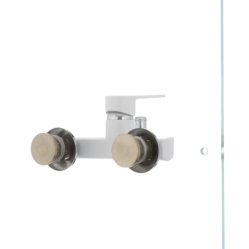 Смеситель для ванны Plamix Oscar-009 White (без шланга и лейки) (PM0025)