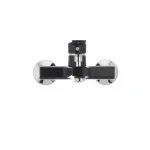 Смеситель для ванны Plamix Oscar-009 черный (без шланга и лейки) (PM0027)