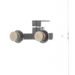 Смеситель для ванны Plamix Oscar-009 черный (без шланга и лейки) (PM0027)