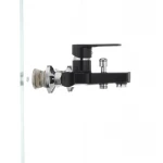 Смеситель для ванны Plamix Oscar-009 черный (без шланга и лейки) (PM0027)