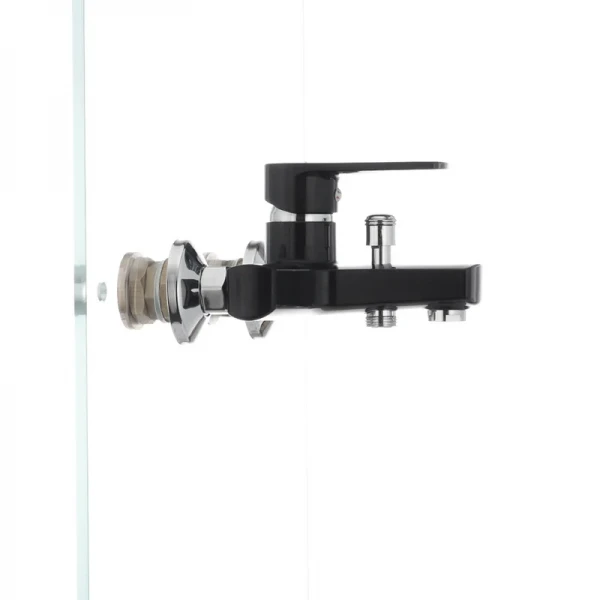 Смеситель для ванны Plamix Oscar-009 черный (без шланга и лейки) (PM0027)