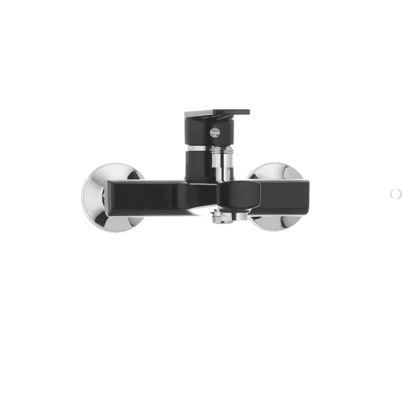 Смеситель для ванны Plamix Oscar-009 черный (без шланга и лейки) (PM0027)