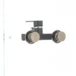 Смеситель для ванны Plamix Oscar-009 черный (без шланга и лейки) (PM0027)