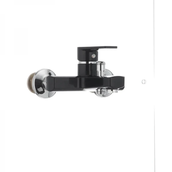 Смеситель для ванны Plamix Oscar-009 черный (без шланга и лейки) (PM0027)