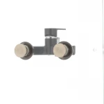 Смеситель для ванны Plamix Oscar-009 черный (без шланга и лейки) (PM0027)