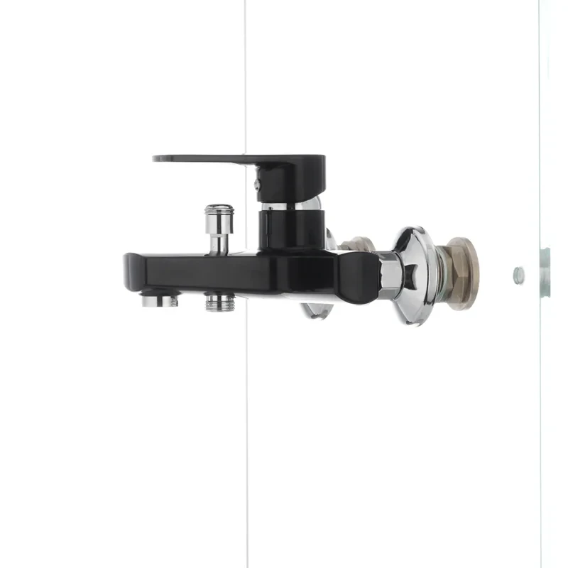 Смеситель для ванны Plamix Oscar-009 черный (без шланга и лейки) (PM0027)