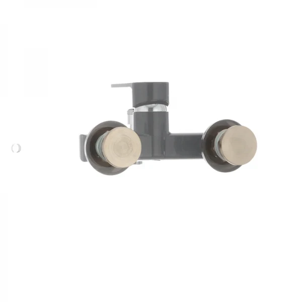 Смеситель для ванны Plamix Oscar-009 черный (без шланга и лейки) (PM0027)