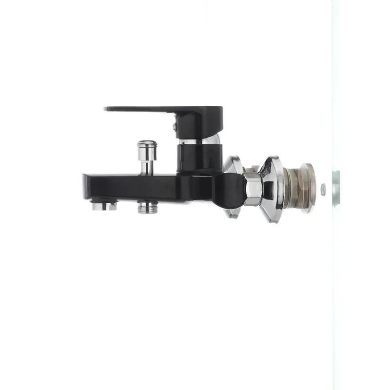 Смеситель для ванны Plamix Oscar-009 черный (без шланга и лейки) (PM0027)