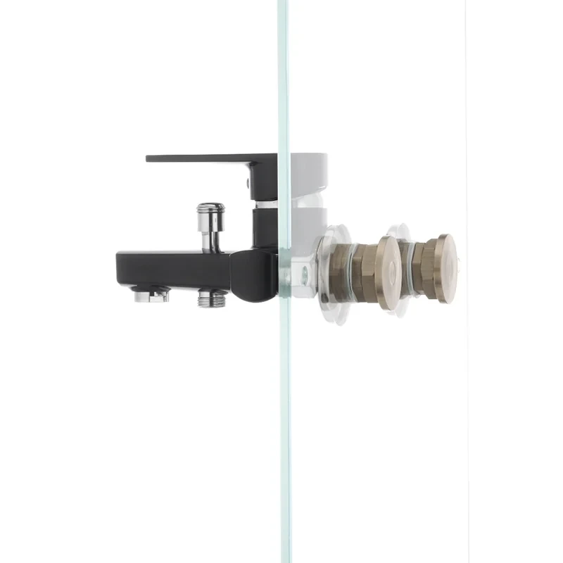 Смеситель для ванны Plamix Oscar-009 черный (без шланга и лейки) (PM0027)