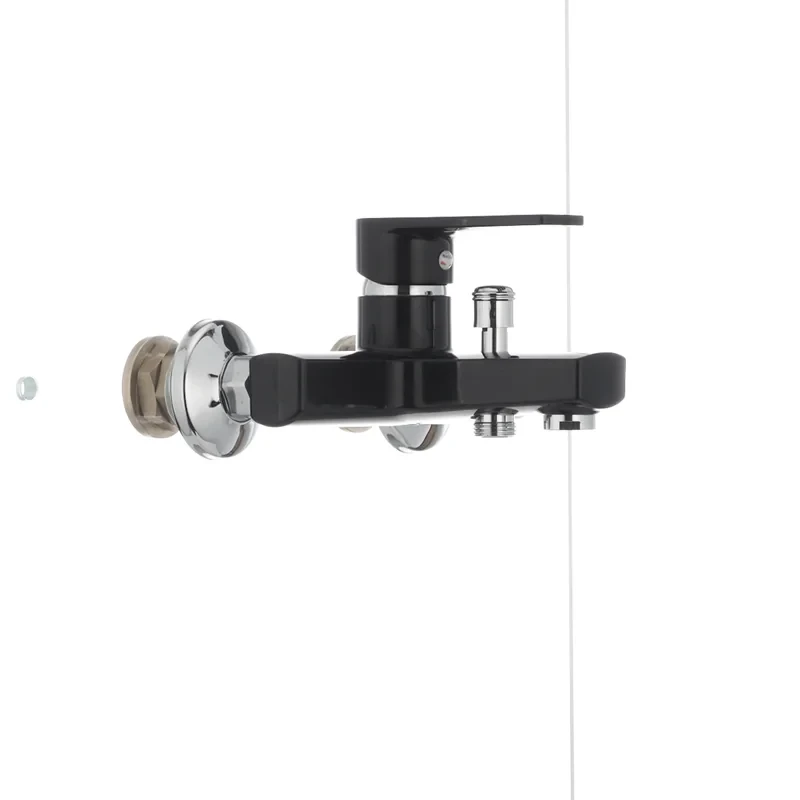 Смеситель для ванны Plamix Oscar-009 черный (без шланга и лейки) (PM0027)