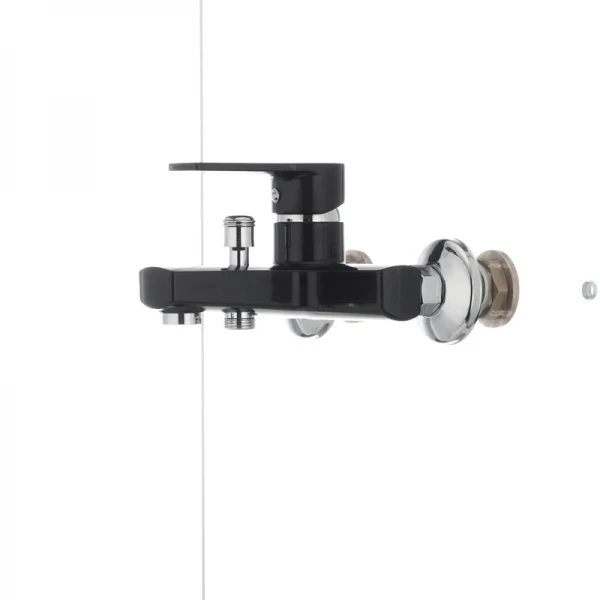 Смеситель для ванны Plamix Oscar-009 черный (без шланга и лейки) (PM0027)