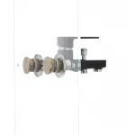 Смеситель для ванны Plamix Oscar-009 черный (без шланга и лейки) (PM0027)