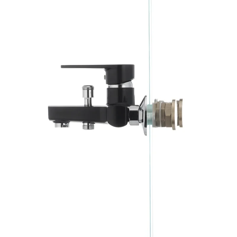 Смеситель для ванны Plamix Oscar-009 черный (без шланга и лейки) (PM0027)