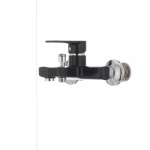 Смеситель для ванны Plamix Oscar-009 черный (без шланга и лейки) (PM0027)