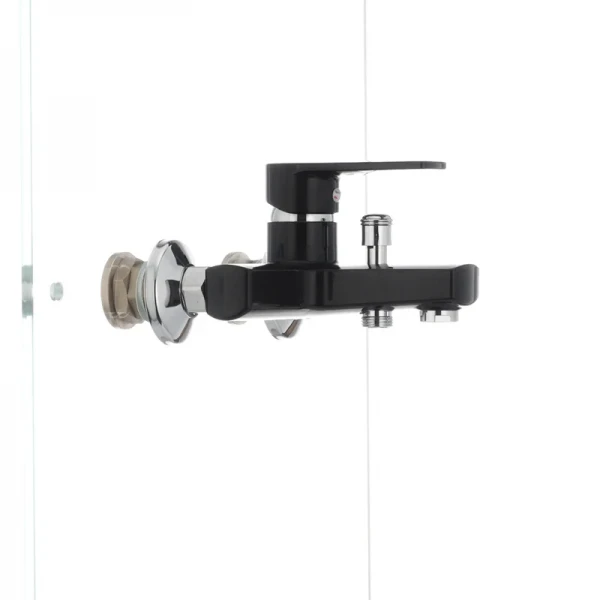 Смеситель для ванны Plamix Oscar-009 черный (без шланга и лейки) (PM0027)